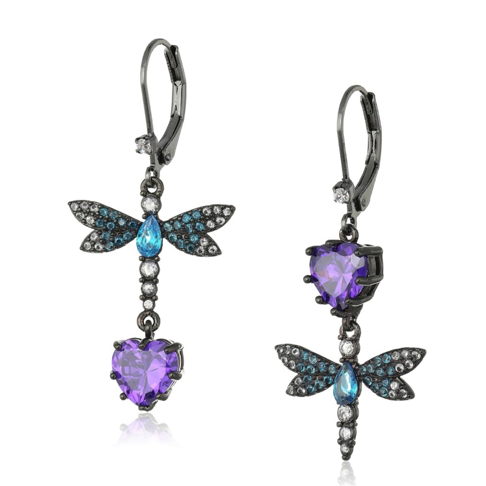 Dragonfly Drop Earrings